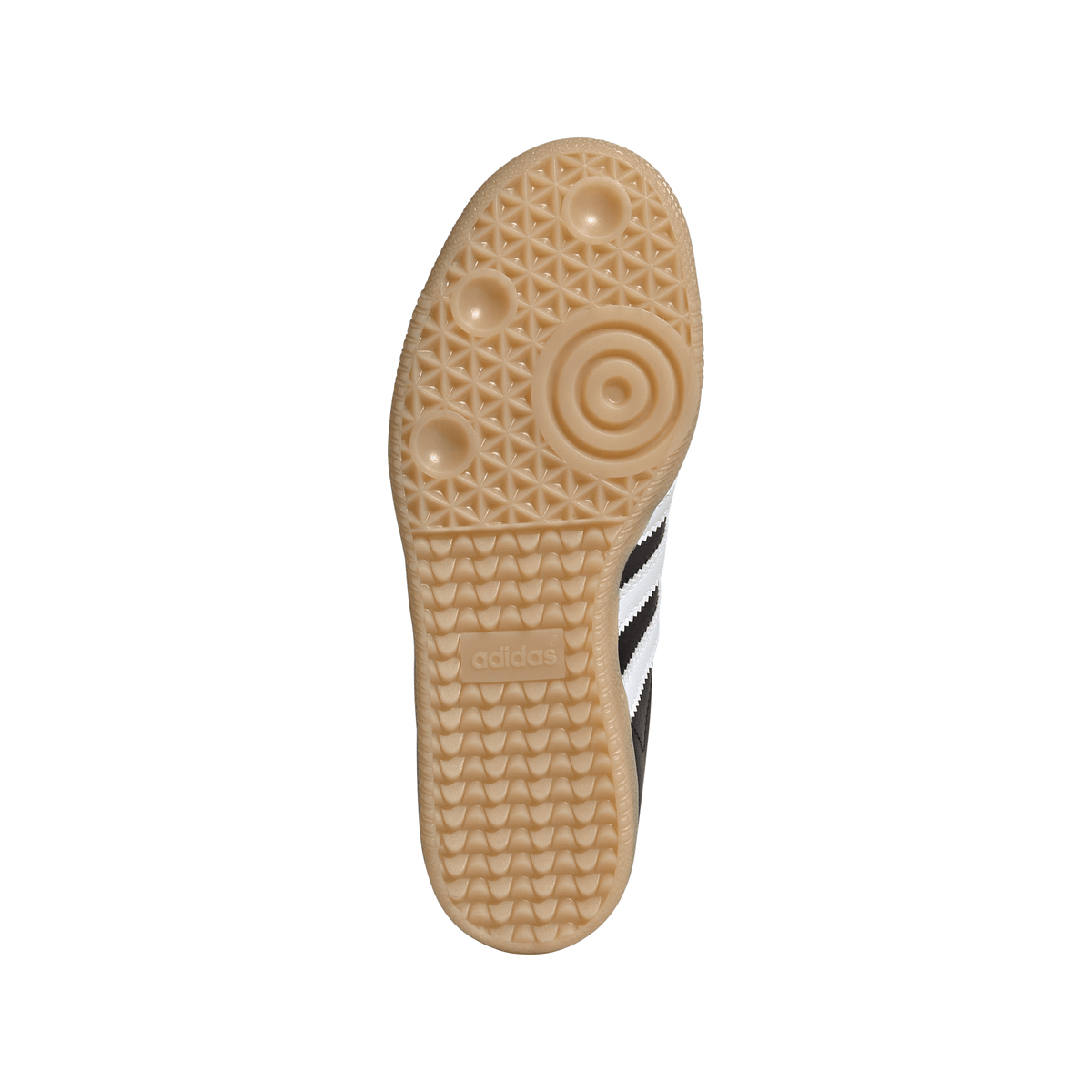 Big Kids' Adidas Samba OG J "Black White Beige Gum"