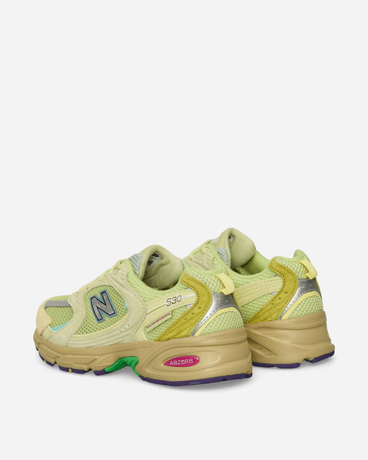 Salehe Brembury 530 Sneakers Dusty Yellow / Celery Green
