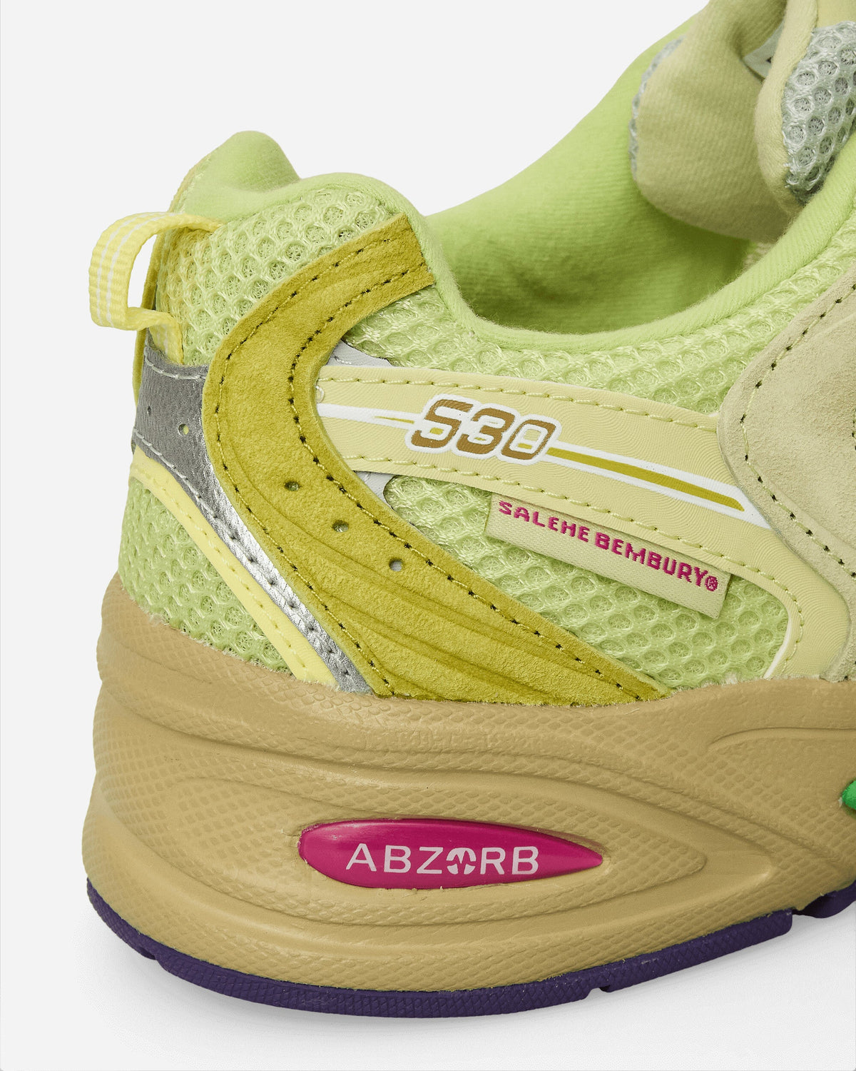 Salehe Brembury 530 Sneakers Dusty Yellow / Celery Green