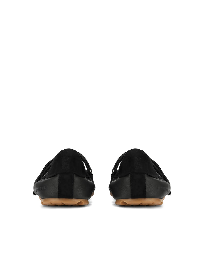 Alina Black Leather/Suede