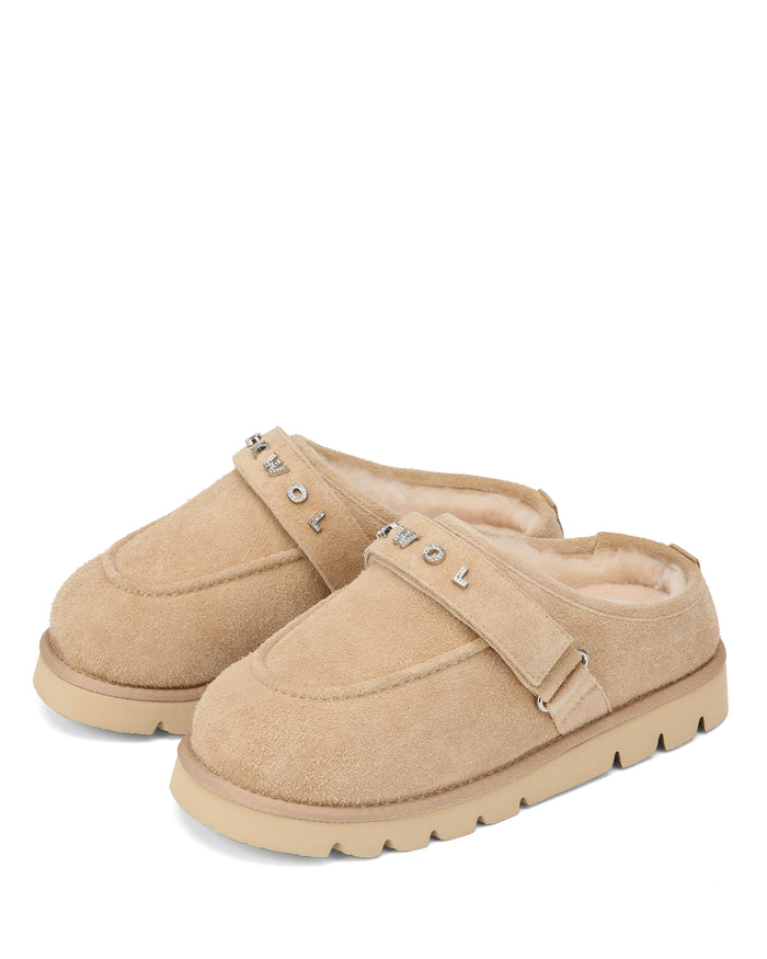 Alma Beige Hairy Suede