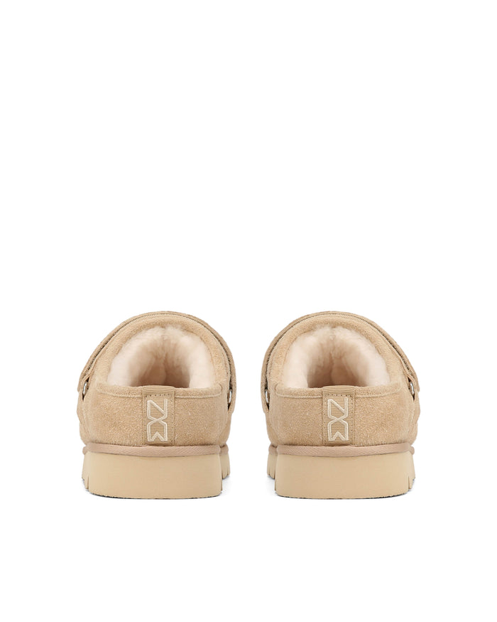 Alma Beige Hairy Suede
