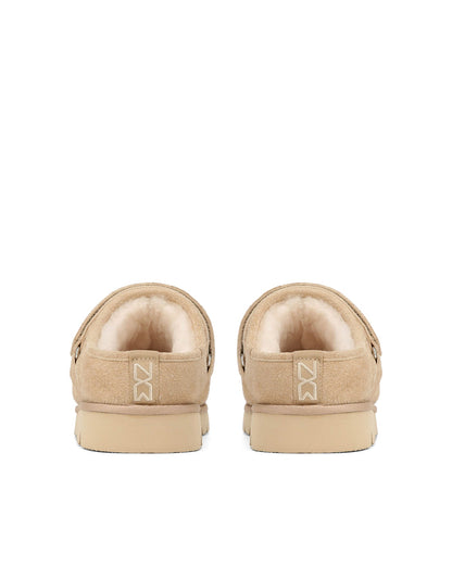 Alma Beige Hairy Suede