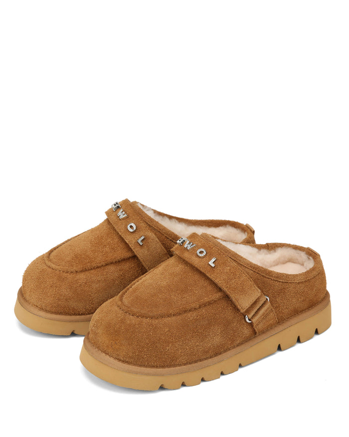 Alma Chestnut Hairy Suede