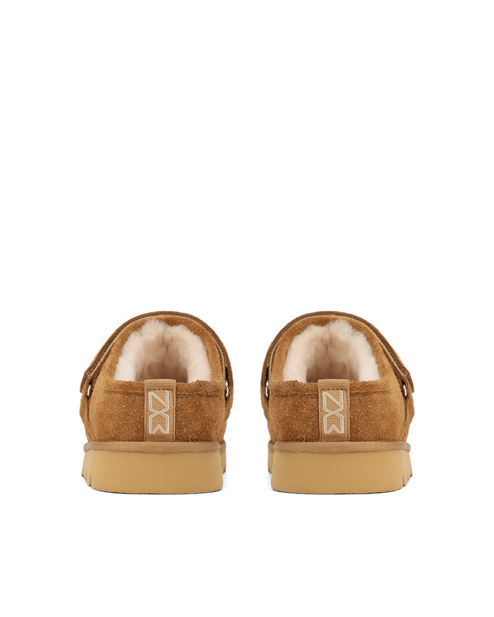 Alma Chestnut Hairy Suede