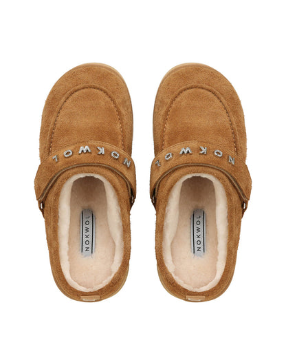 Alma Chestnut Hairy Suede