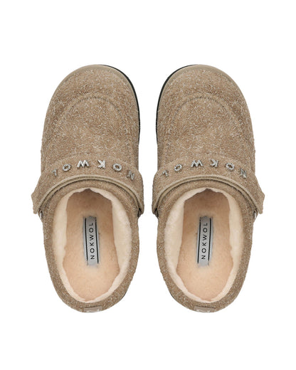 Alma Grey Super Hairy Suede