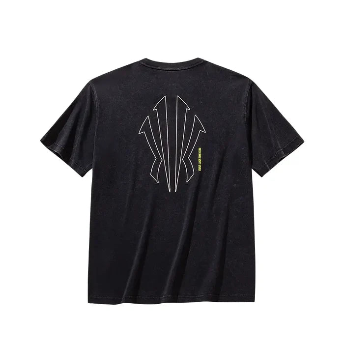 ANTA KAI Rise Like The Sun Washed Black T-Shirt