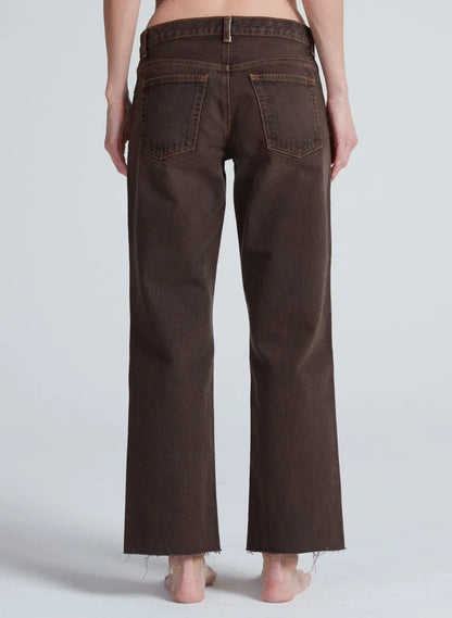 ASKK NY – Low Rise Straight in Distressed Brown