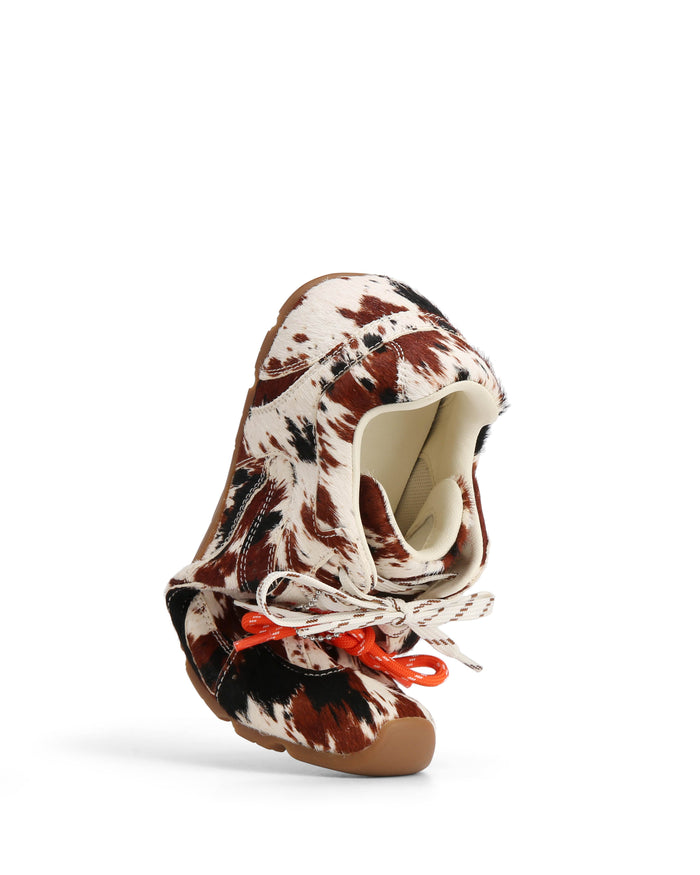 Atlas Brown Pony Sneakers - angled view