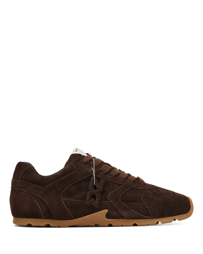 Atlas-M Brown Suede Sneakers - side view