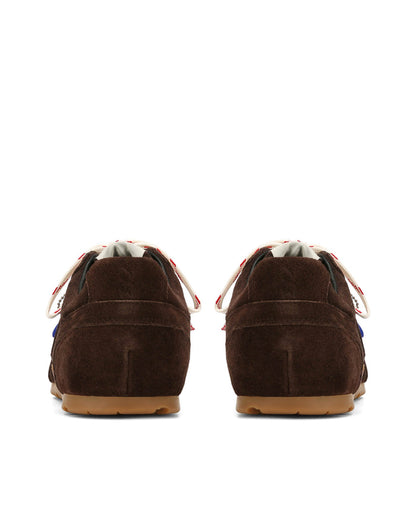 Atlas-M Brown Suede Sneakers - back view
