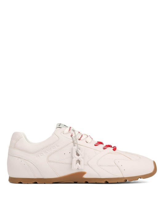 Atlas-M White Leather Sneakers - Nokwol