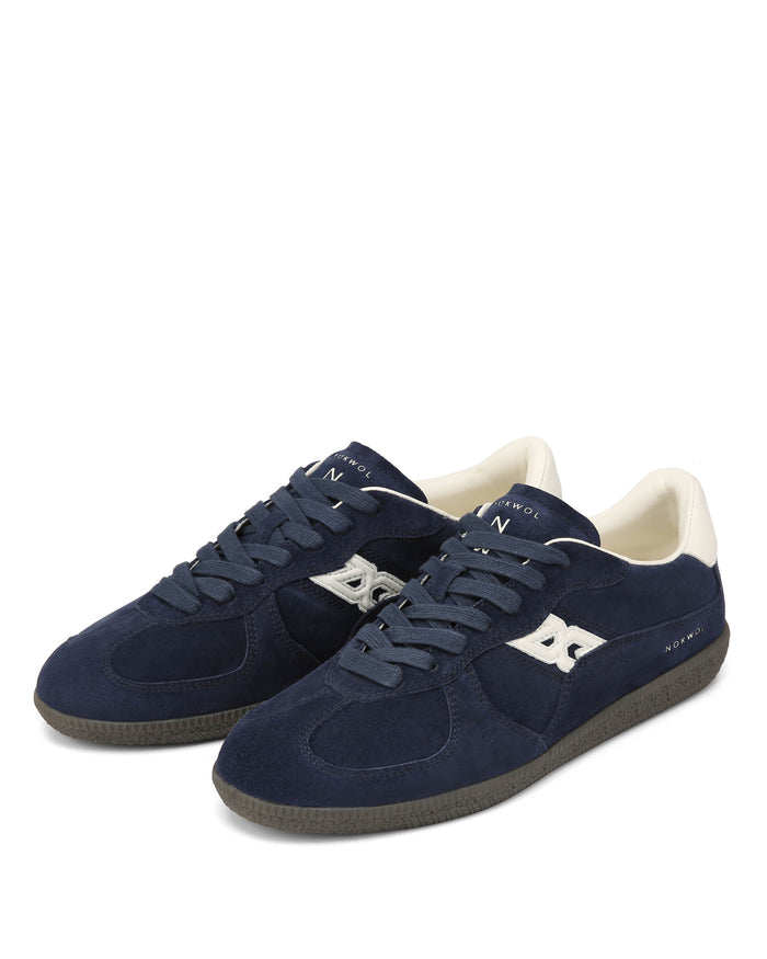 August-M Navy Suede