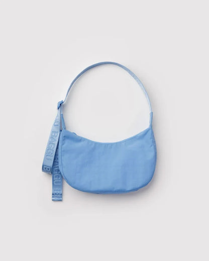 BAGGU - Small Nylon Crescent Bag in Piscine