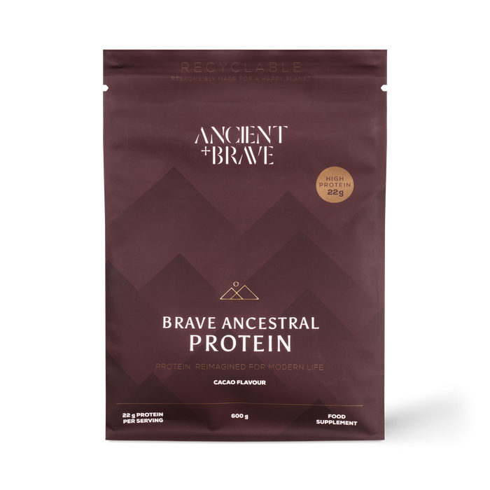 Brave Ancestral Protein package on a white background