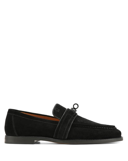 Busan M Emboss Black Suede