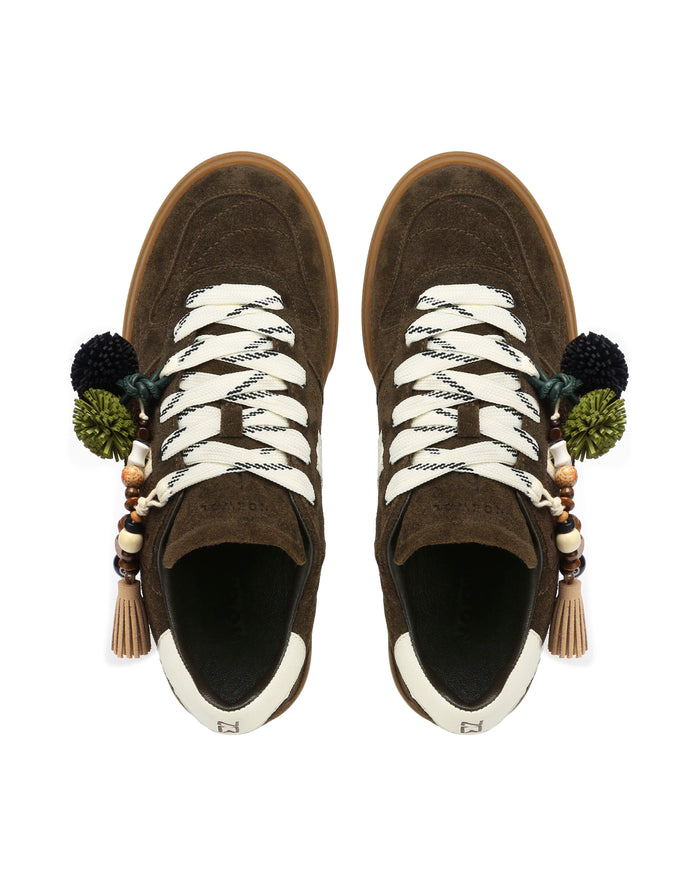 Cobalt Brown Suede