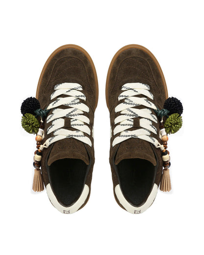 Cobalt Brown Suede