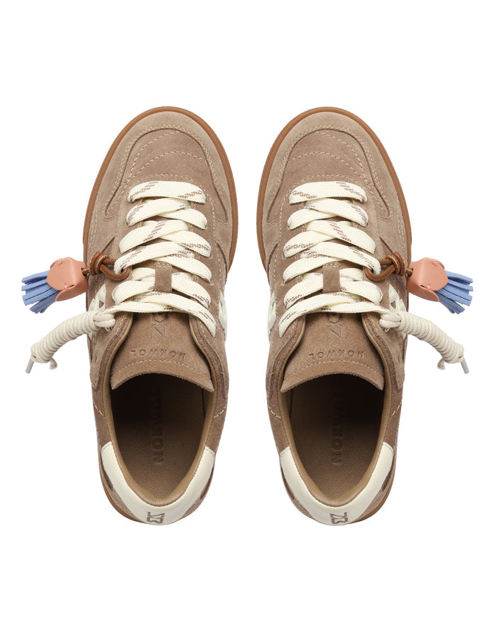 Cobalt Mushroom Suede