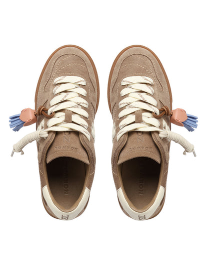 Cobalt Mushroom Suede