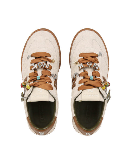 Cosmic Off White Suede