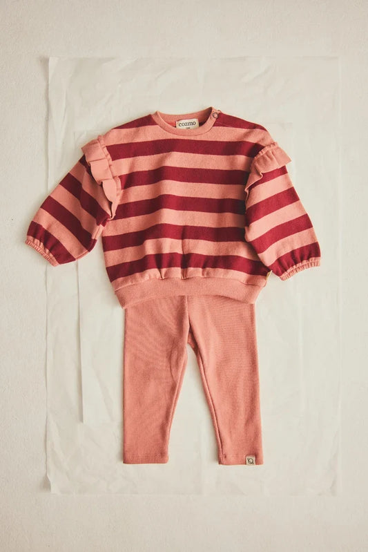 Cozmo- Denia Soft Brushed Stripe Sweater
