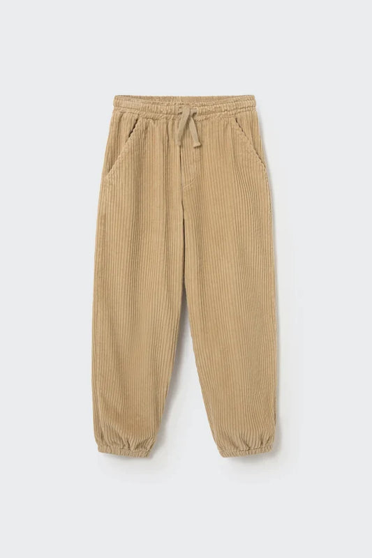 Cozmo- Eider Wide Corduroy Joggers in Camel