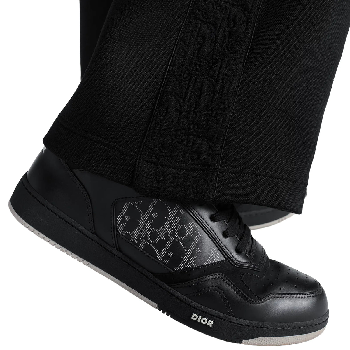 Dior B27 Uptown Black Smooth Calfskin Sneaker
