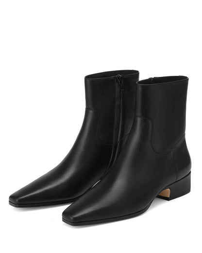 Dusty Black Leather - pair view