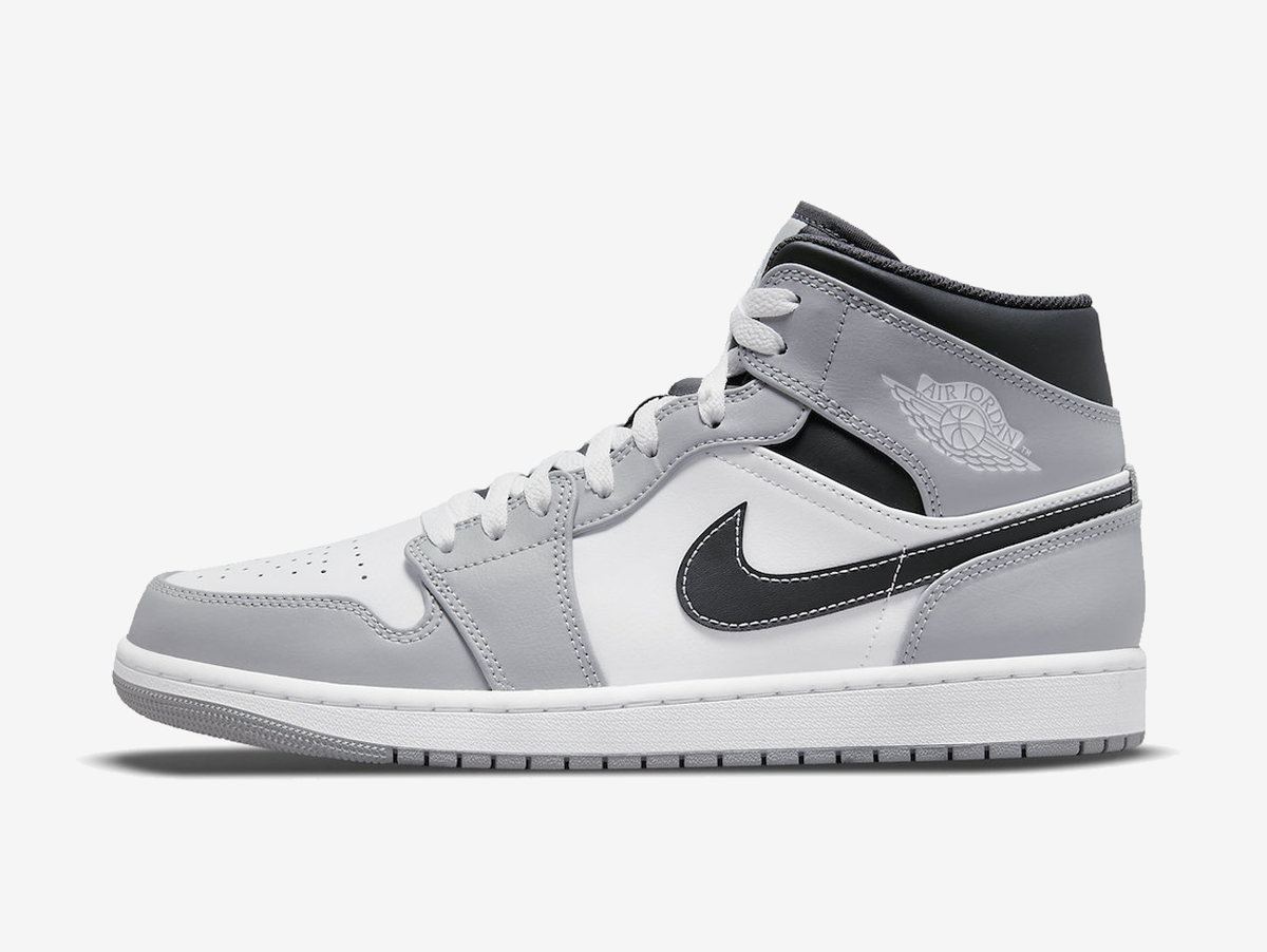 Air Jordan 1 Mid Light Smoke Grey Anthracite