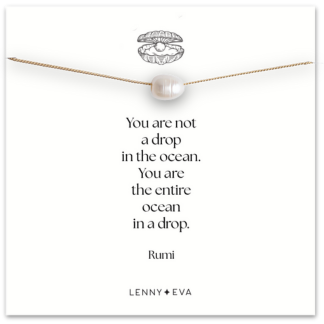 INTENTIONS RUMI NECKLACE: PEARL