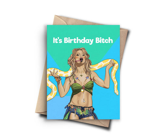 IT'S BRITNEY - BIRTHDAY CARD