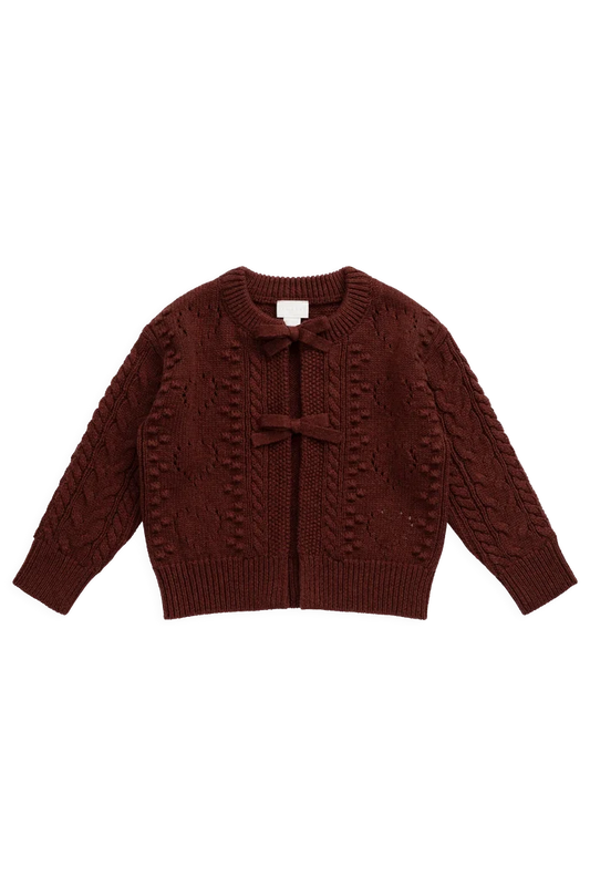 Jamie Kay – Josephine Knitted Cardigan in Veneer