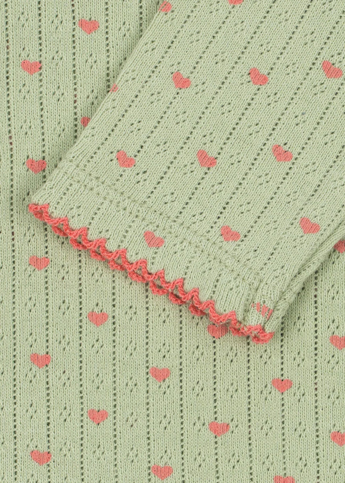 Konges Slojd - Minnie Newborn Onesie in Coeur Lint