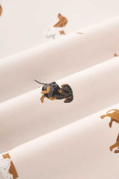 Kyte BABY - Zippered Romper in Dachshund