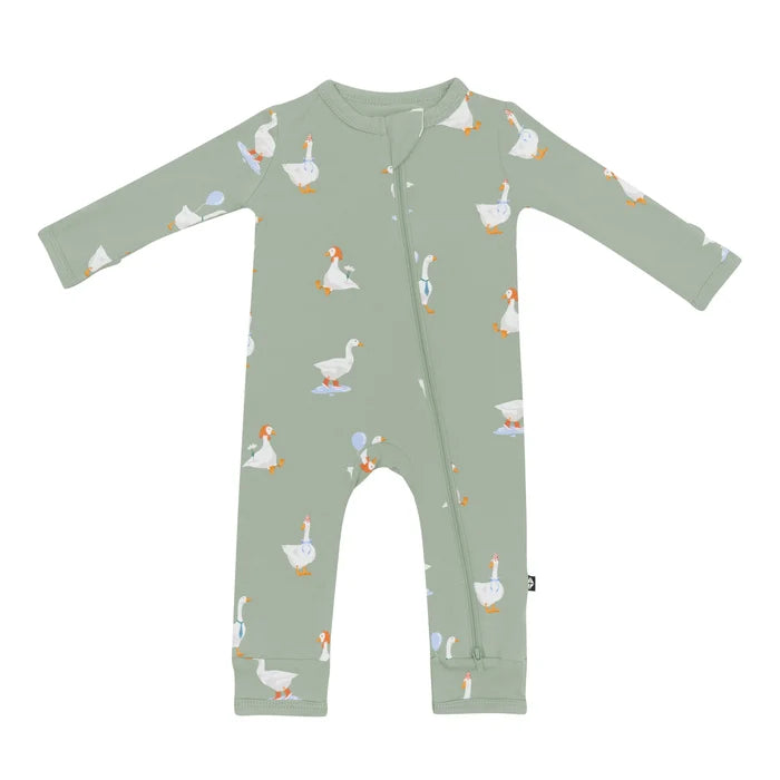 Kyte Baby - Zippered Romper in Silly Goose