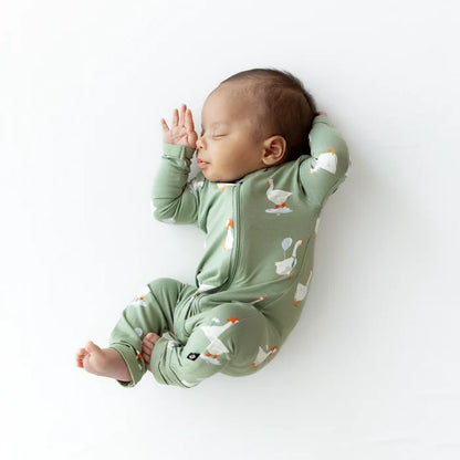 Kyte Baby - Zippered Romper in Silly Goose