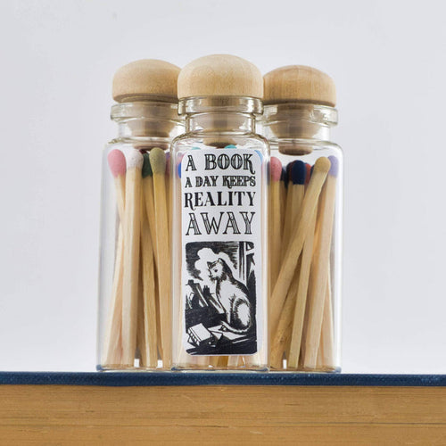 MATCH STICK VIALS / A Book A Day... / Rainbow Matches