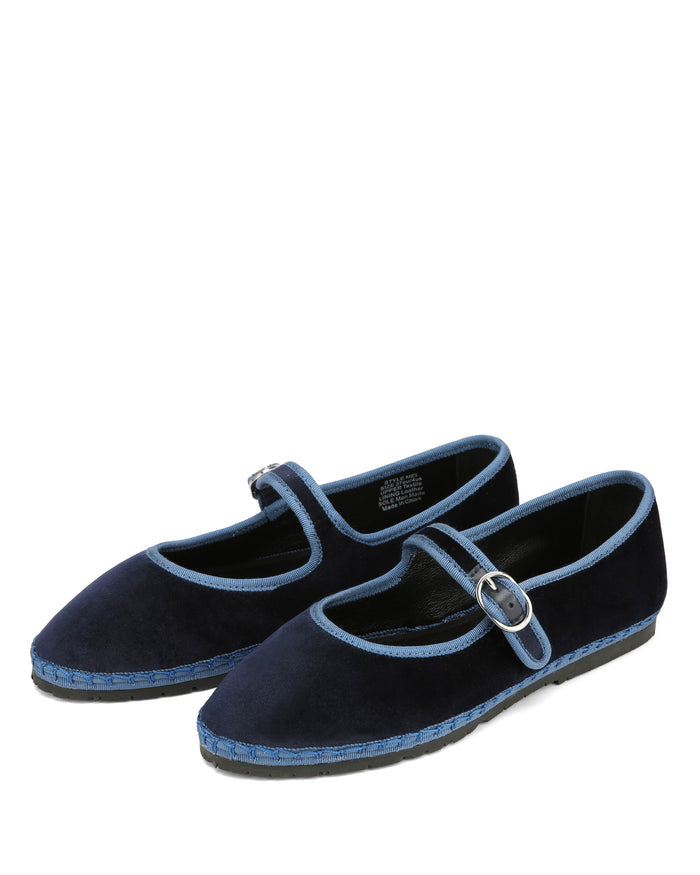 Mel Navy Velvet