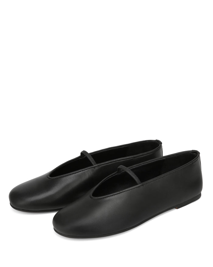 Mena Black Leather
