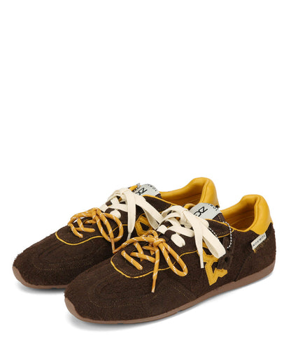 Method-M Brown Hairy Suede