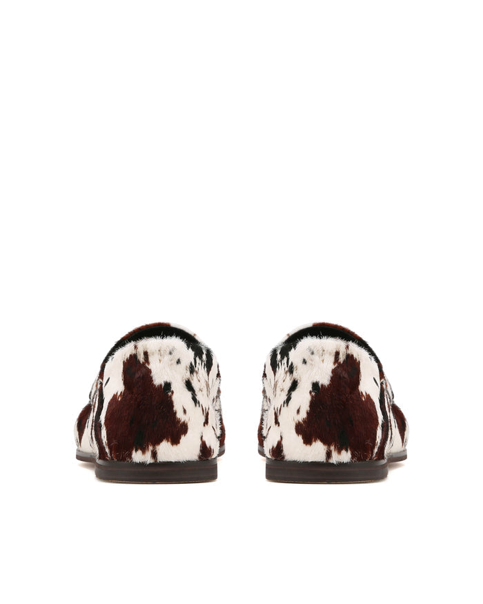 Mica Brown Cow Print