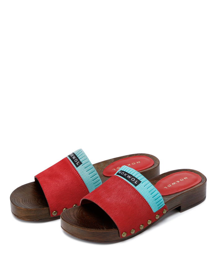Miri Red/Turquoise Pony