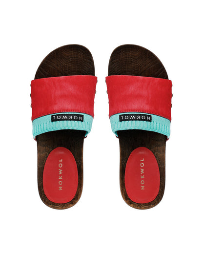 Miri Red/Turquoise Pony