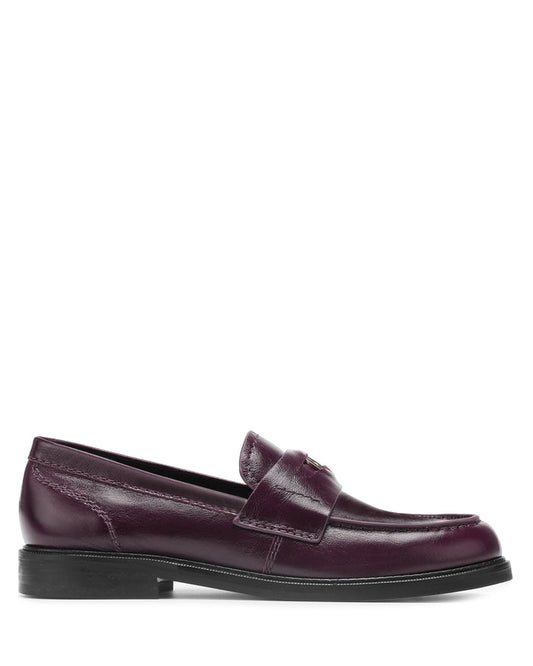 Moto Burgundy Leather