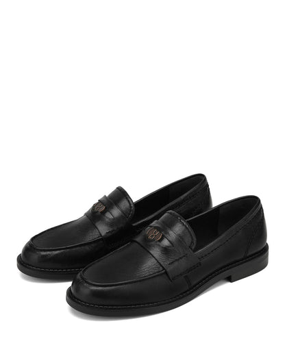 Motor Black Leather