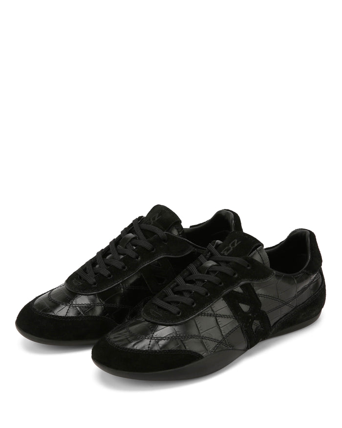 Mystic 3 Black Croc/Suede