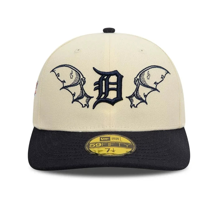 NEW ERA Detroit Tigers MLB Team Wings Light Beige 59FIFTY Fitted Cap