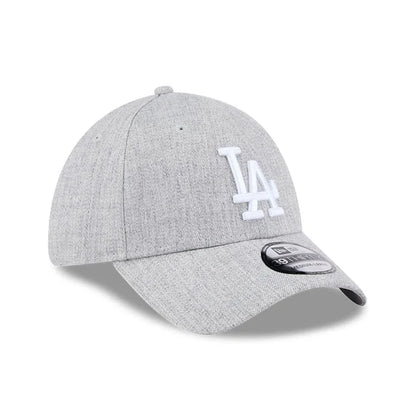 NEW ERA LA Dodgers MLB Heather Grey 39THIRTY Stretch Fit Cap